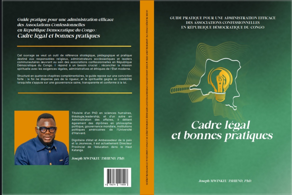 Couverture du autres intitulé Guide pratique pour une administration efficace des Associations Confessionnelles en RDC