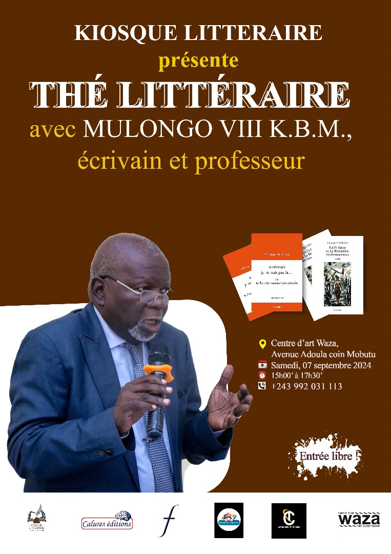 Image du post Lubumbashi : Le célèbre écrivain Mulongo VIII-K.B.M invité au Thé Littéraire