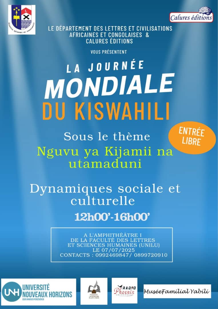 Lubumbashi célèbre la Journée mondiale du Kiswahili : entre culture, solidarité et engagement communautaire
