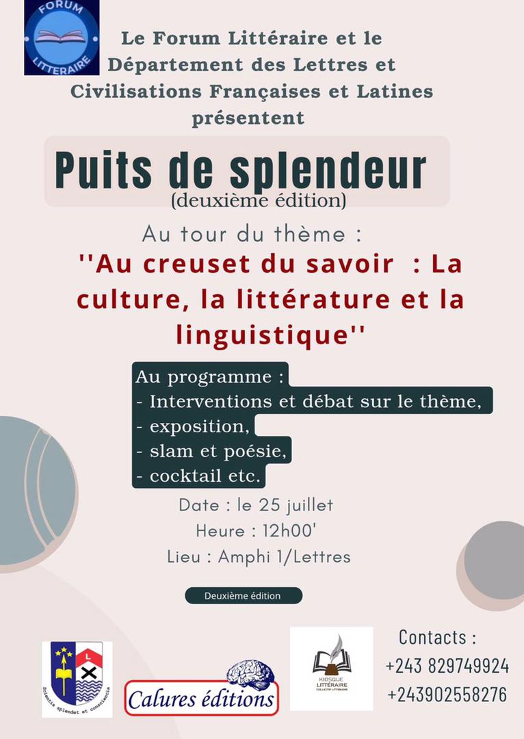 Bienvenue aux Puits de Splendeur à sa deuxième édition.