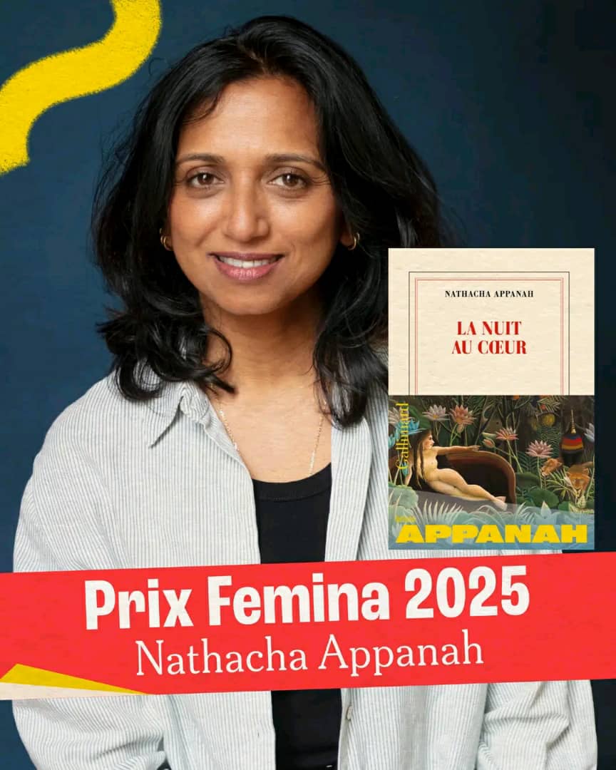Nathacha Appanah sous les projecteurs du prix Femina.