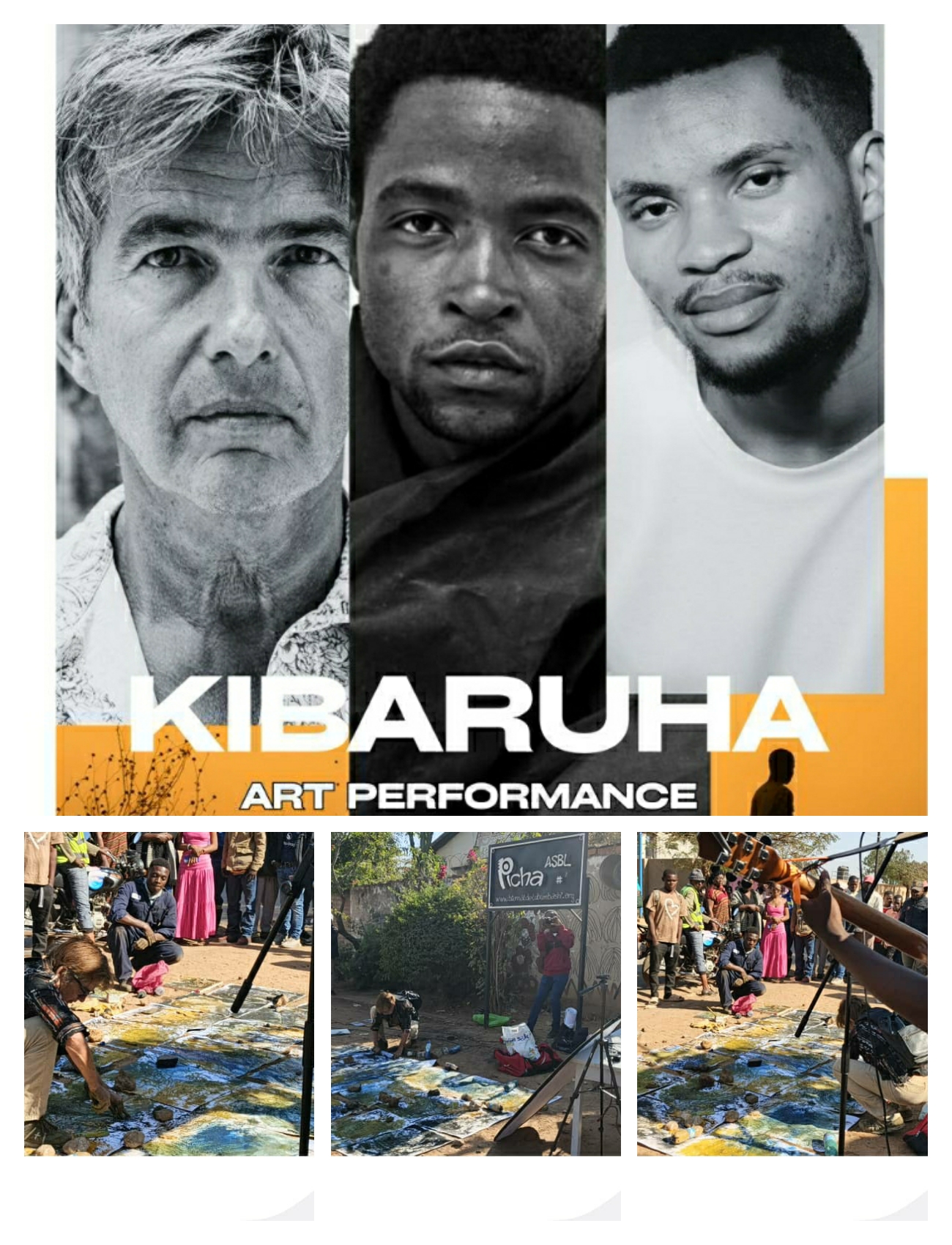 Performance artistique « KIBARUHA » au Centre d’art Picha : une création collective entre mines, sons et mémoire plastique