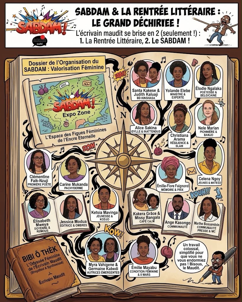 Chronique de l’Écrivain Maudit : Le grand écart du SABDAM et l'odyssée « BIBI Ô THÈK »